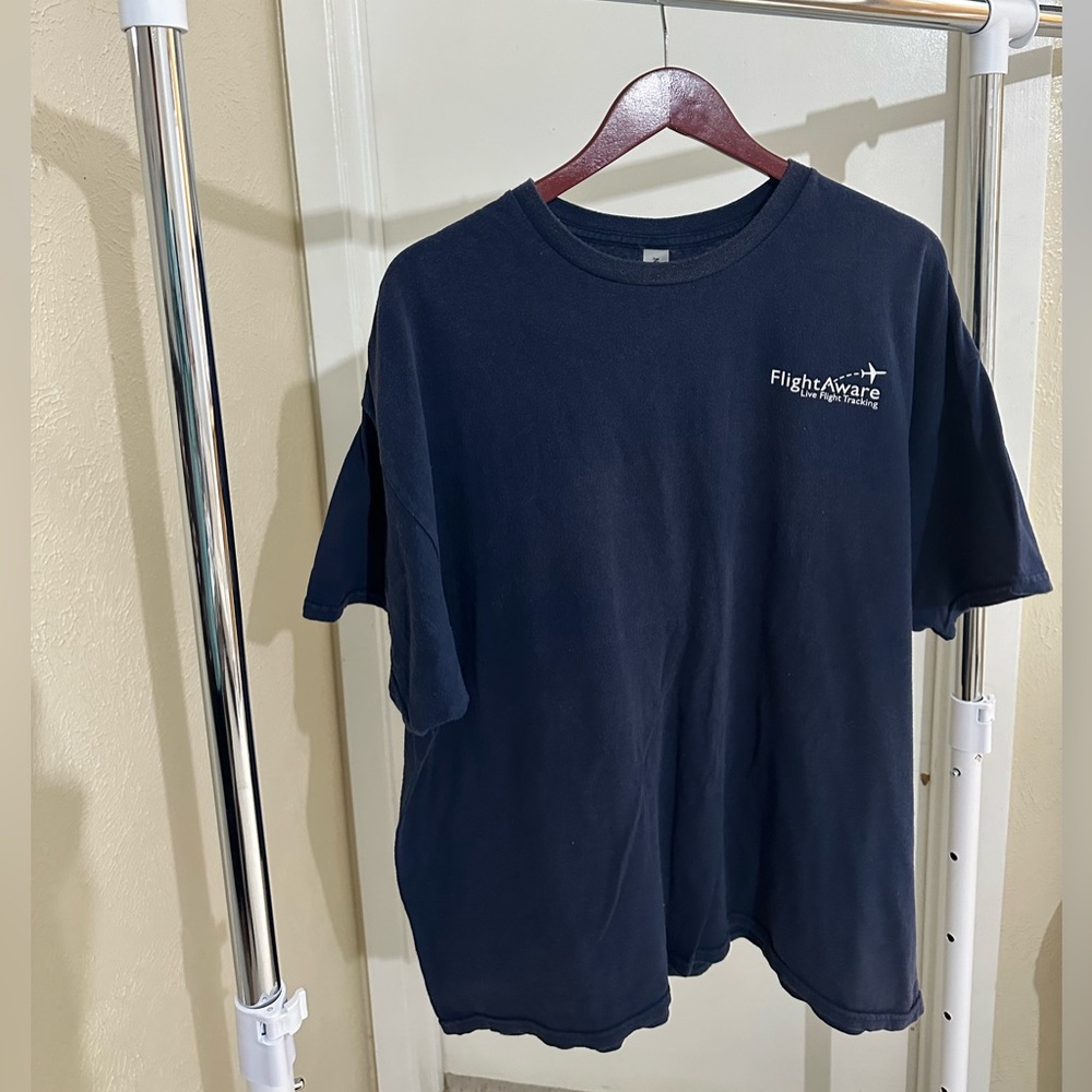 Men’s 2X FlightAware Tee Shirt for Aviators